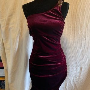 Fredericks of Hollywood Red Velvet dress